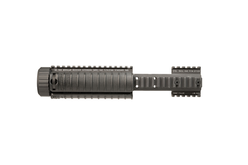 KNIGHTS ARMAMENT CO MRE (MODULAR RECIEVER EXTENSION) FREE FLOAT RAS - MODEL B - PICATINNY FRONT FILLER TUBE