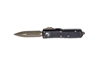 MICROTECH UTX-85 D/E - BRONZE BLADE - BLACK HANDLE