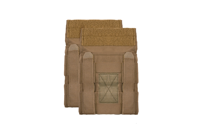 CRYE PRECISION JPC SIDE PLATE POUCH SET - COYOTE BROWN