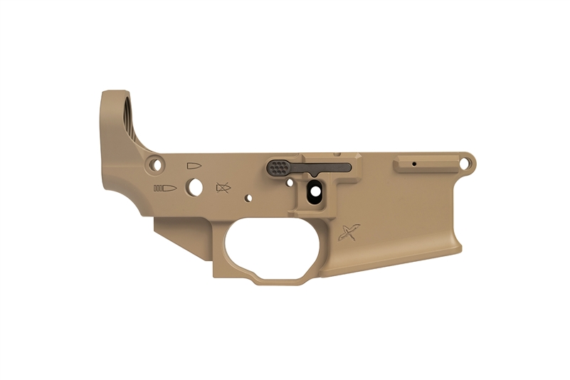 SONS OF LIBERTY GUN WORKS X FORWARD CONTROLS DESIGN LRF STRIPPED LOWER - MAGPUL FDE