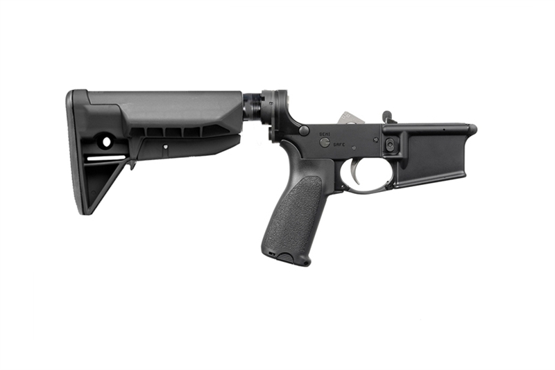 BCM LOWER RECEIVER GROUP W/ MK2 RECOIL MITIGATION  SYSTEM AND GUNFIGHTER SOPMOD STOCK