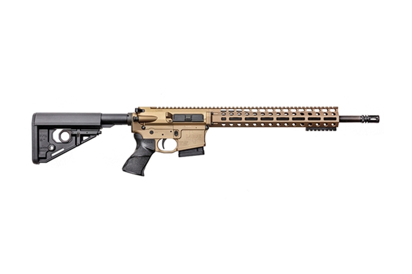 LARUE TACTICAL BLACK & TAN RIFLE 16.1" 5.56NATO - FDE