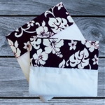 Navy Hibiscus Sheet Set