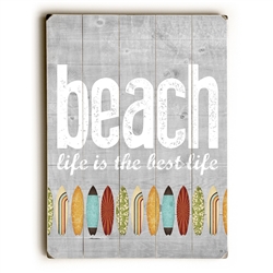 Beach Boards Wood Sign
