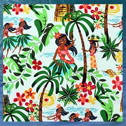 Hula Girl Comforter Set