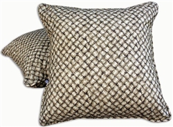 Lauhala Mat Fabric Throw Pillow