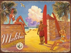 Malibu Surfrider Beach Sign