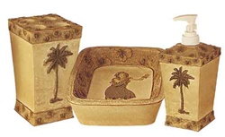 Palm Tree Bath Set