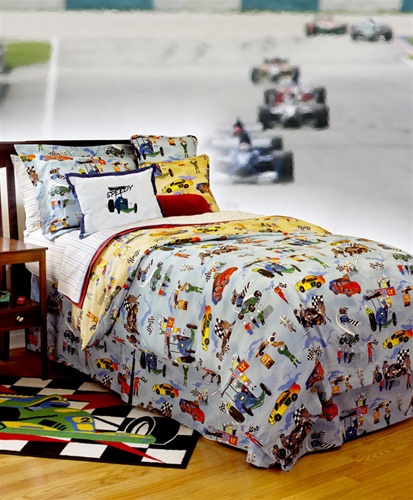 Race car bedding Race car bedroom Race car room