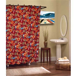 Red Shower Curtain