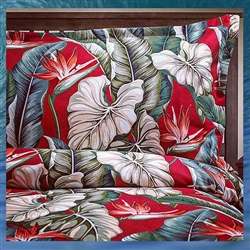 Red Birds of Paradise Quilt