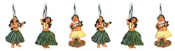 Hula Girls Shower Curtain Hooks