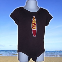 Brown Surfboard Onesie