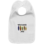 Surfer Themed Baby Bib