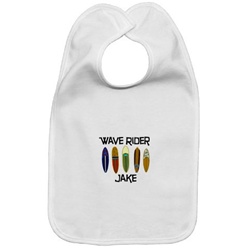 Surfer Themed Baby Bib