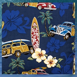 Woody Car Tapa Fabric