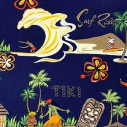 Tiki Island Fabric