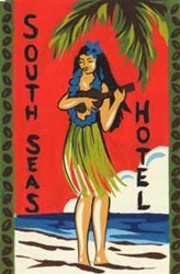 Hawaiiana Tin Sign