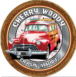 Custom Wood Woody Car Sign