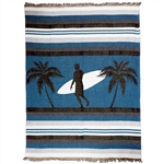 Woven Silhouette Surfer Blanket