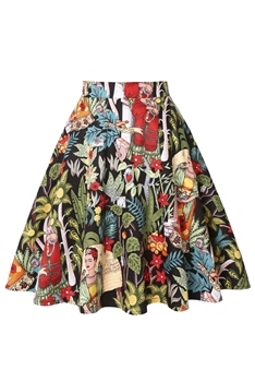 Floral Frida Printed Skirt A0283