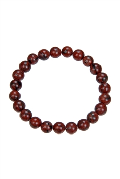 Sesame Red Stone Bead Bracelets B1994