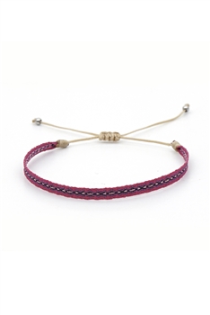 Bohemian Braided Bracelets B2371 - Purple