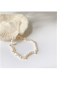 Irregular Fresh Water Pearl Bead Bracelet B3463