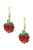 Strawberry Seed Bead Earrings E4328