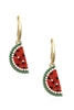 Watermelon Seed Bead Earrings E4330
