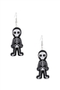 Holloween Skeleton Acrylic Earrings E4526