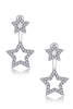 Hollow Star Zircon Earrings E4551