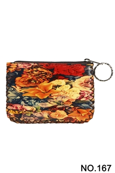 Floral Printed Coin Purse HB0665 - NO.167