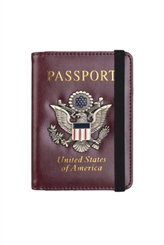 Passport Card Anti Magnetic Holder HB1637 - Wine