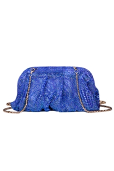 Rhinestone Clutch Bag HB2602 - Blue