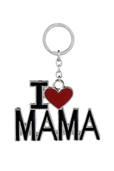 I LOVE MAMA Alloy Keychain K1272