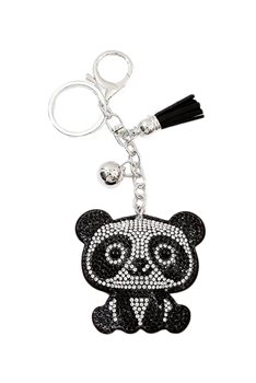 Panda Rhinestone Key Chain K1294