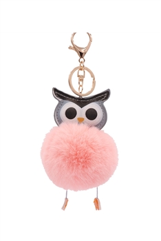 Owl Plush Keychain K1305
