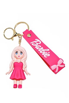 Barbie Girl Silica Gel Keychain K1318