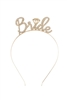 Bride Rhinestone Headband L3185 - Gold