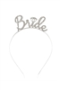 Bride Rhinestone Headband L3185 - Silver