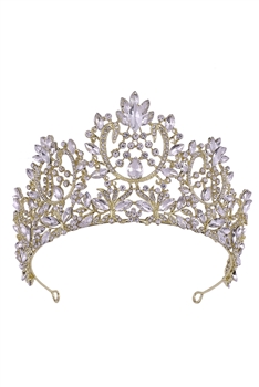 Floral Crown Rhinestone Headband L3551