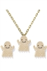 Ghost Pearl Chain Necklace Set N4062
