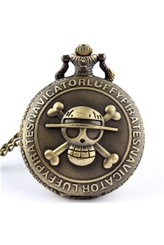 One Piece Skull Pocket Watch N4152