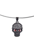 Skull Zircon Pendants P0399 - Pendant-18inches Necklace -GM