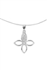 Zircon Pendant For Necklace Bracelet  P0580 -  Pendant-24inches Necklace -SL