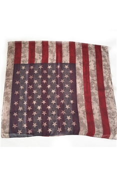 American Flag Printed Scarve S0157