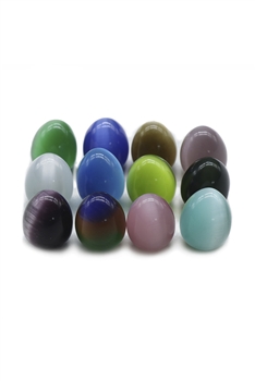 20 PCS Mixed-color Opal Eggs Ornament Set W1563