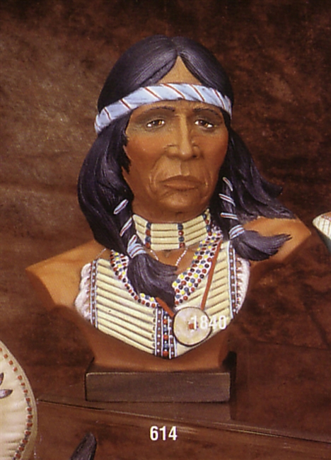 614 Male Indian Bust