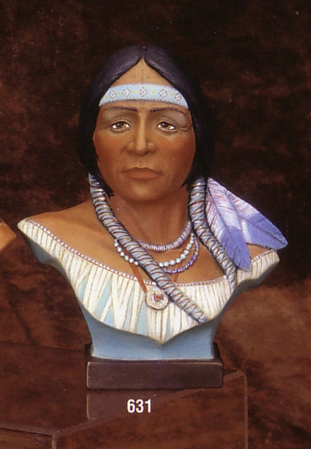 631 Female Indian Bust